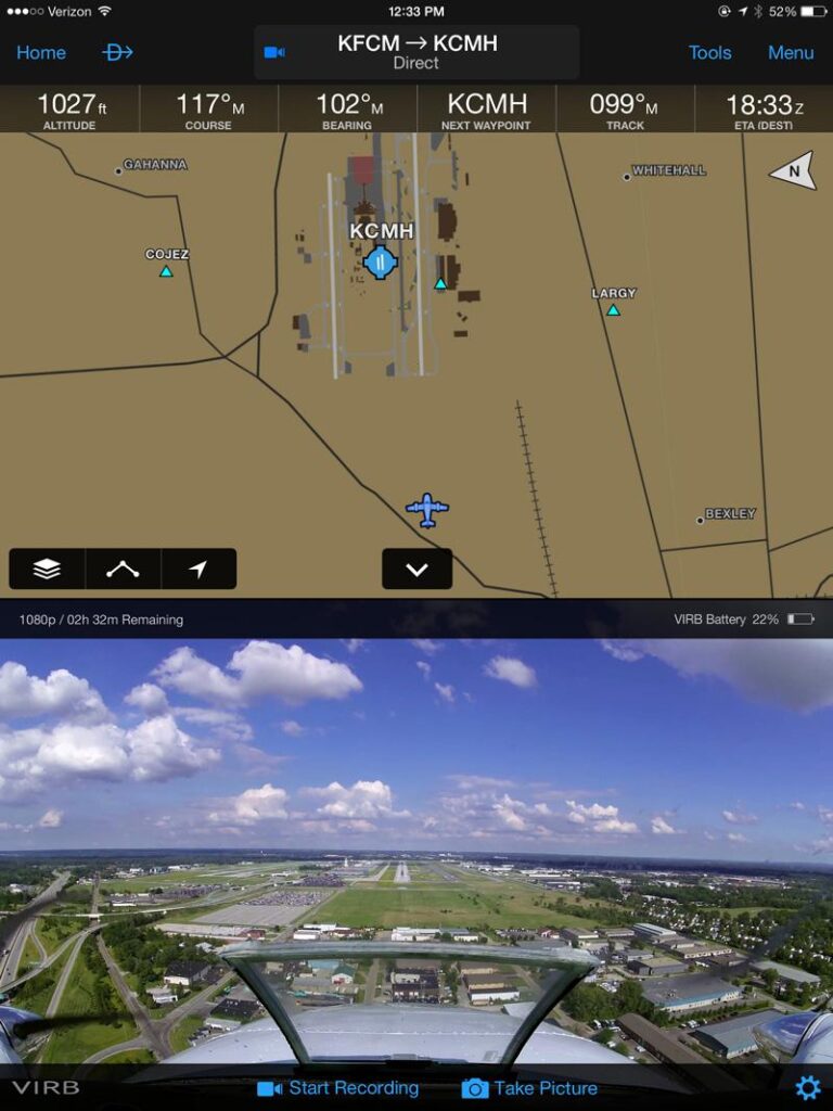 VIRB Garmin Pilot 0222