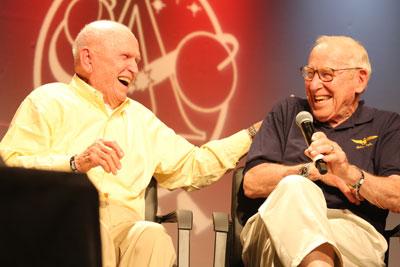 Apollo 8 Astronauts Borman & Lovell Highlight EAA’S Annual Wright Brothers Banquet